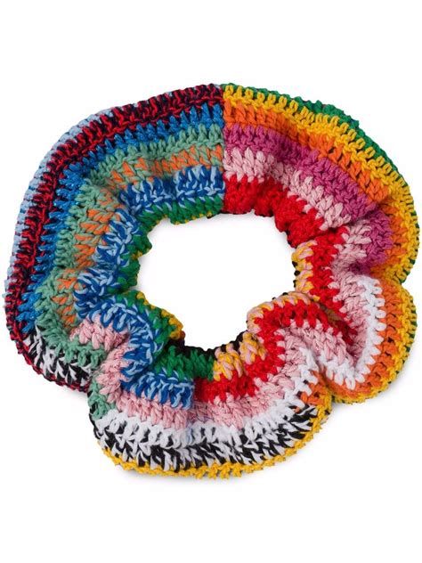 miu miu crochet scrunchie